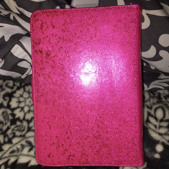 Pink sparkling / glitter tablet case - Picture 6 of 6